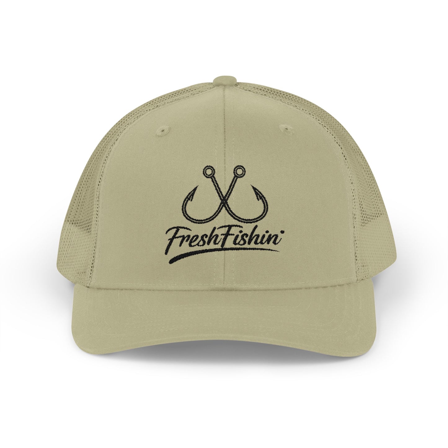 CROSSED HOOKS TRUCKER HAT