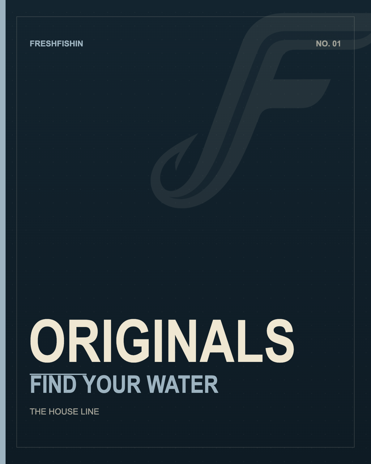 FreshFishin Originals collection tile with F-hook logo