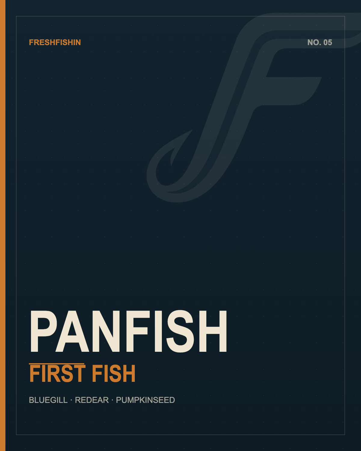 FreshFishin Panfish — First Fish collection tile, bluegill