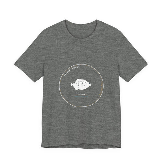 Crappie Badge Emblem Tee