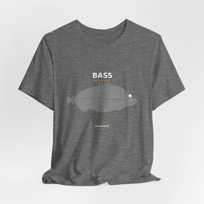 Bass Typography Back Print Tee