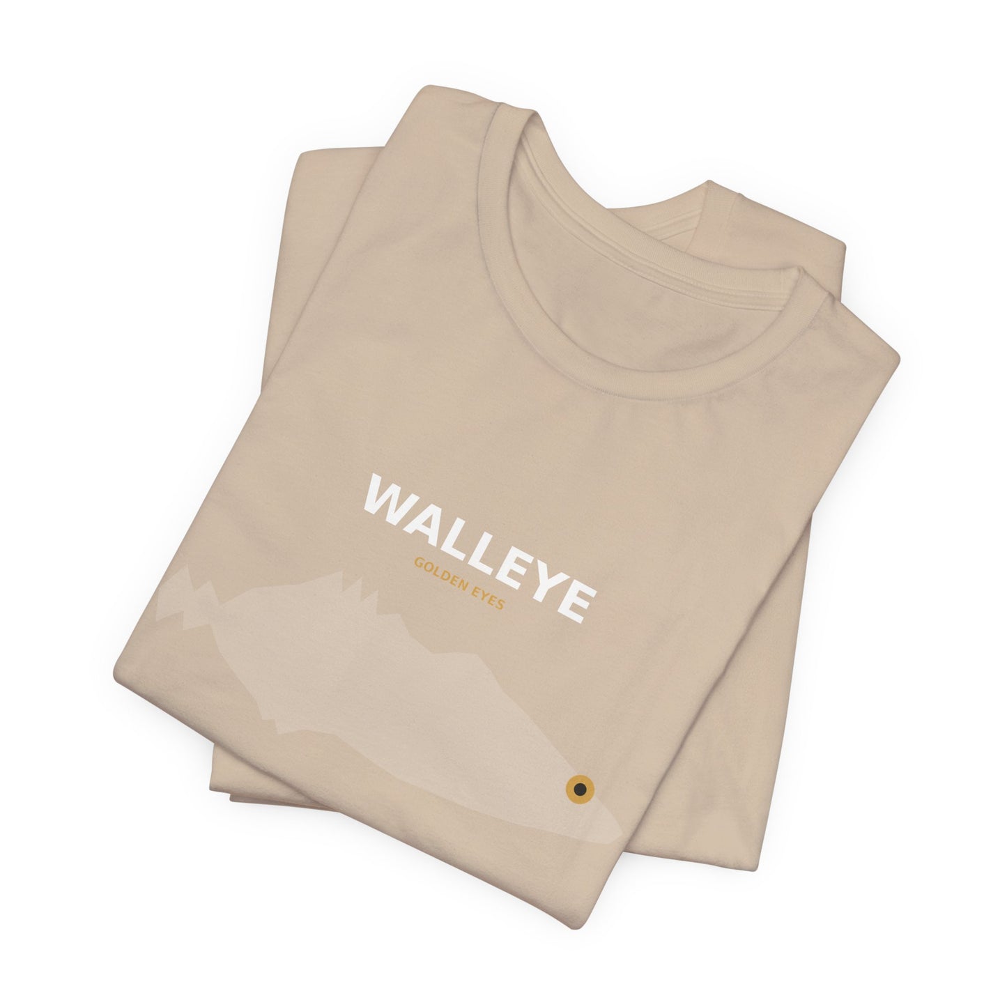 Walleye Typography Back Print Tee