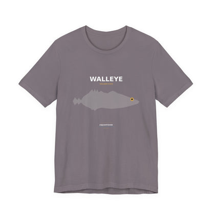 Walleye Typography Back Print Tee