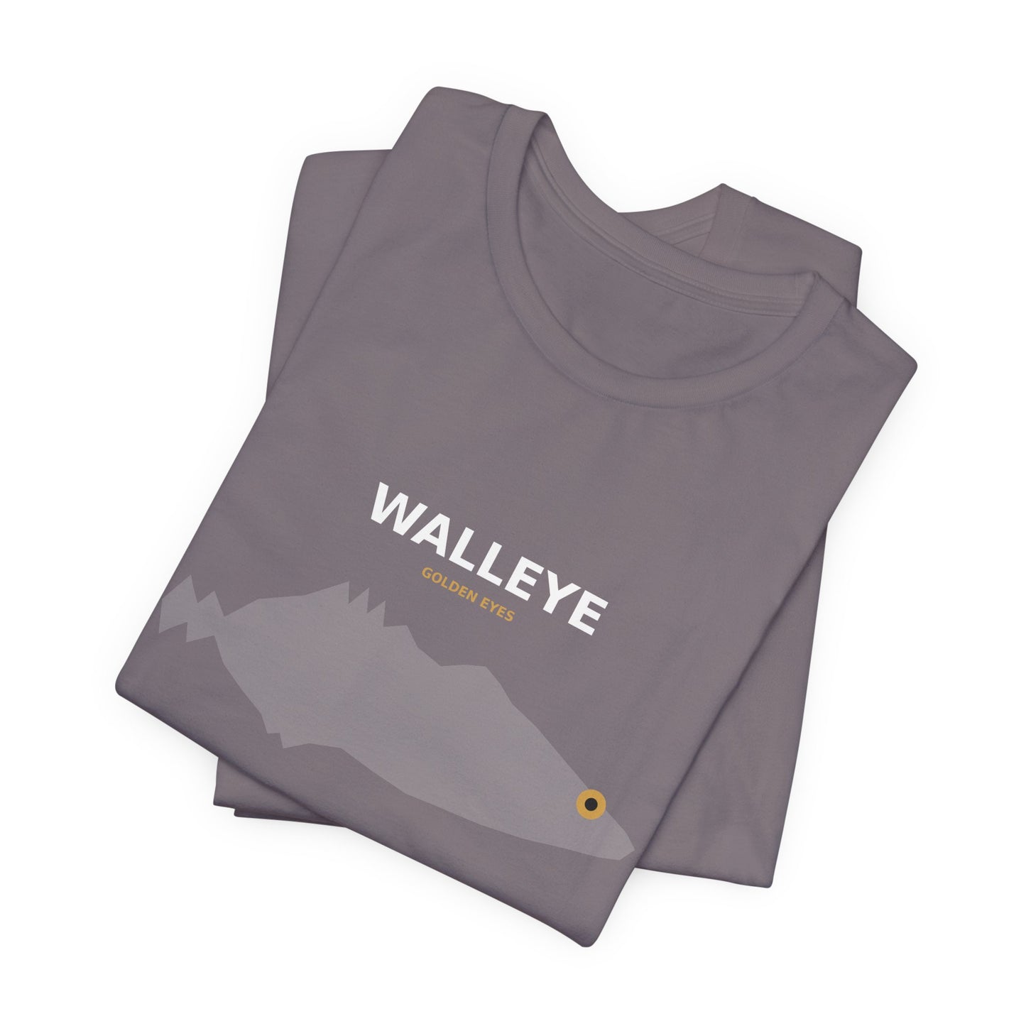 Walleye Typography Back Print Tee