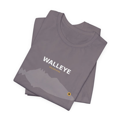 Walleye Typography Back Print Tee