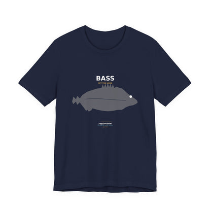 Bass Typography Back Print Tee