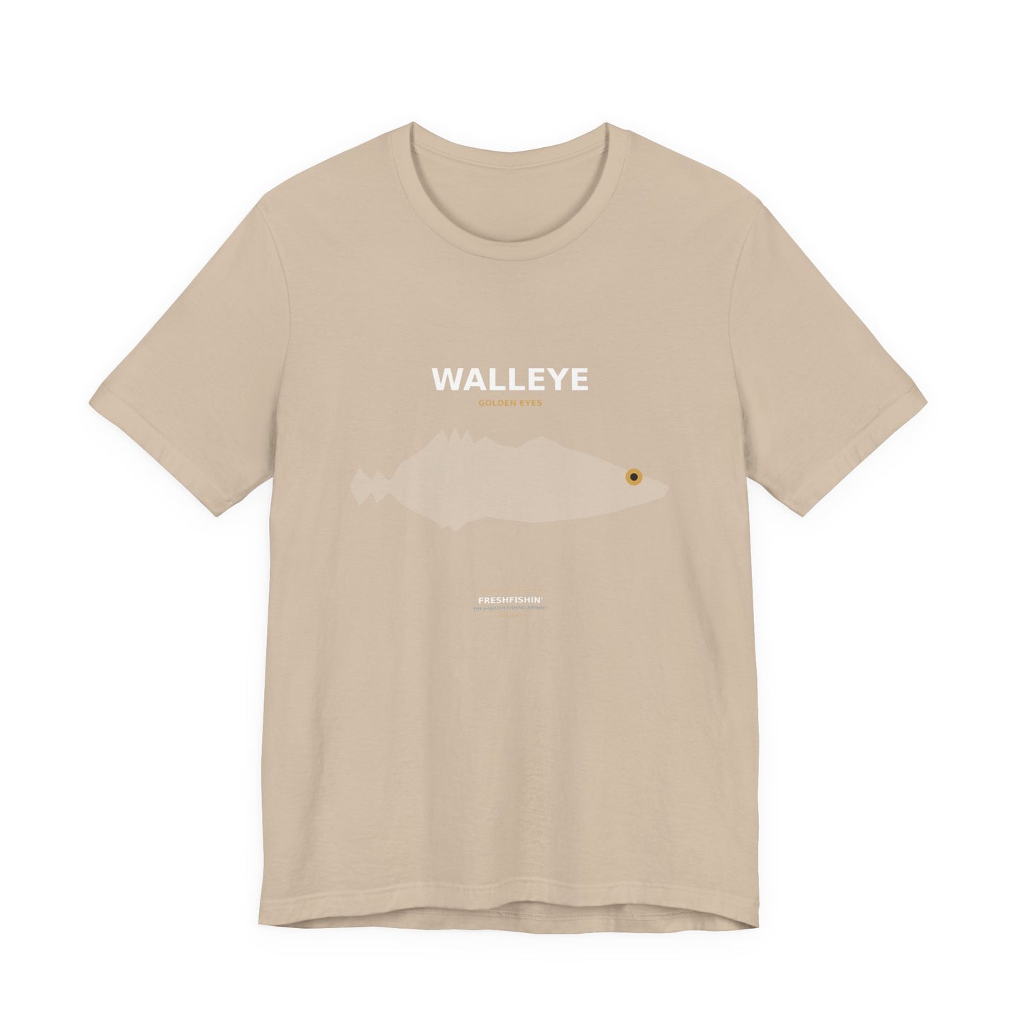 Walleye Typography Back Print Tee