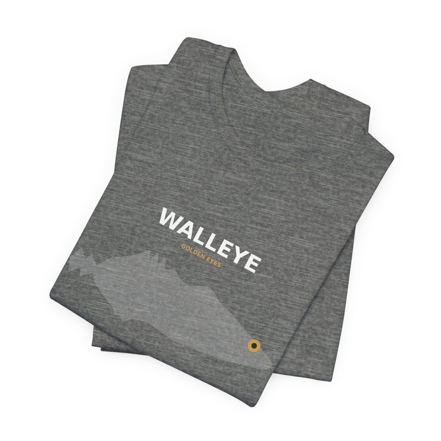 Walleye Typography Back Print Tee