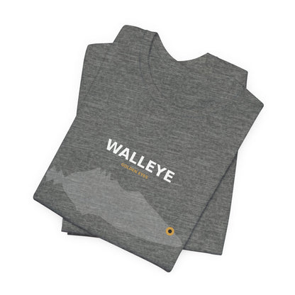 Walleye Typography Back Print Tee