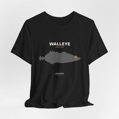 Walleye Typography Back Print Tee
