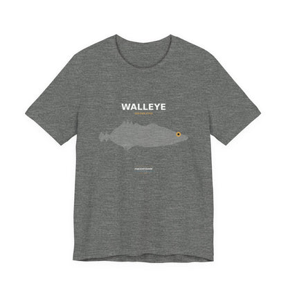 Walleye Typography Back Print Tee