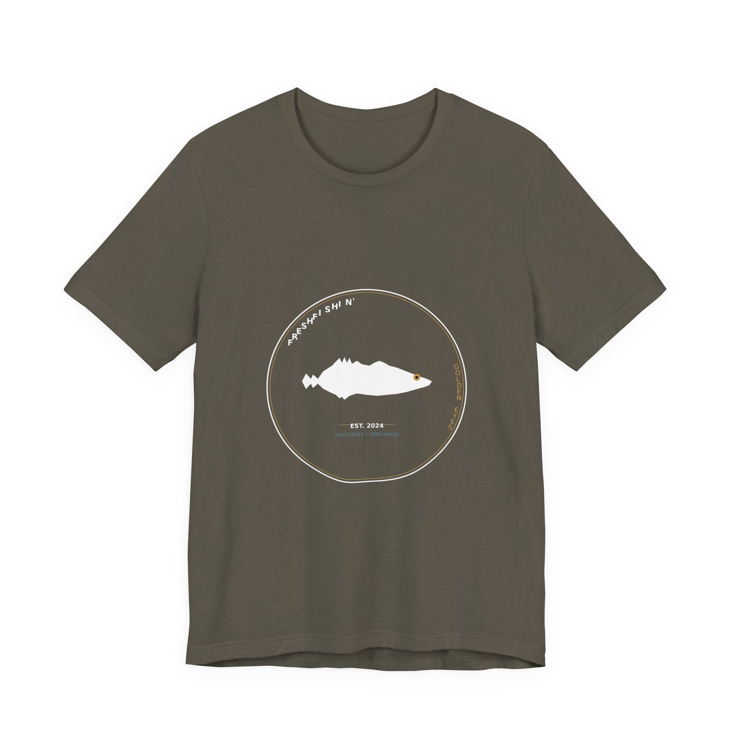 Walleye Badge Emblem Tee