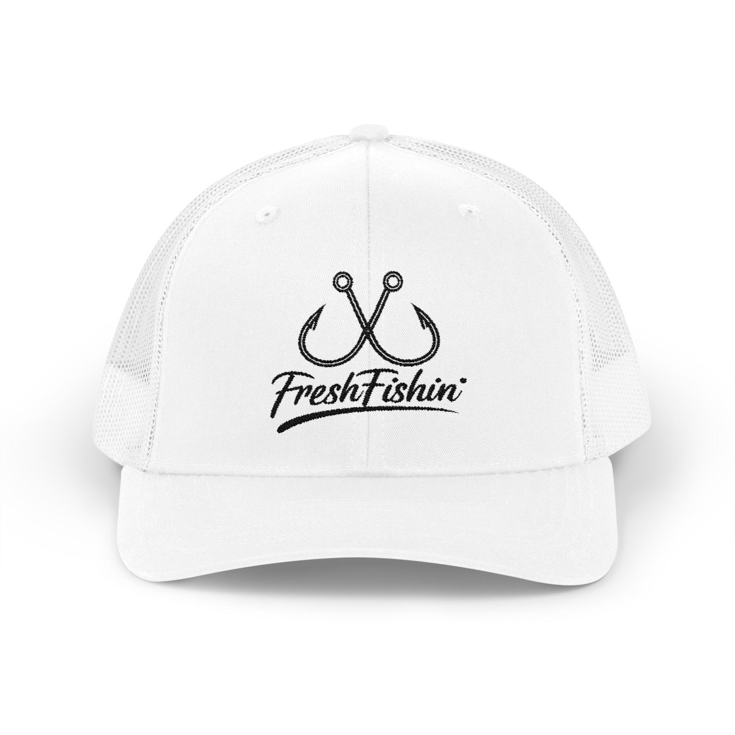 CROSSED HOOKS TRUCKER HAT