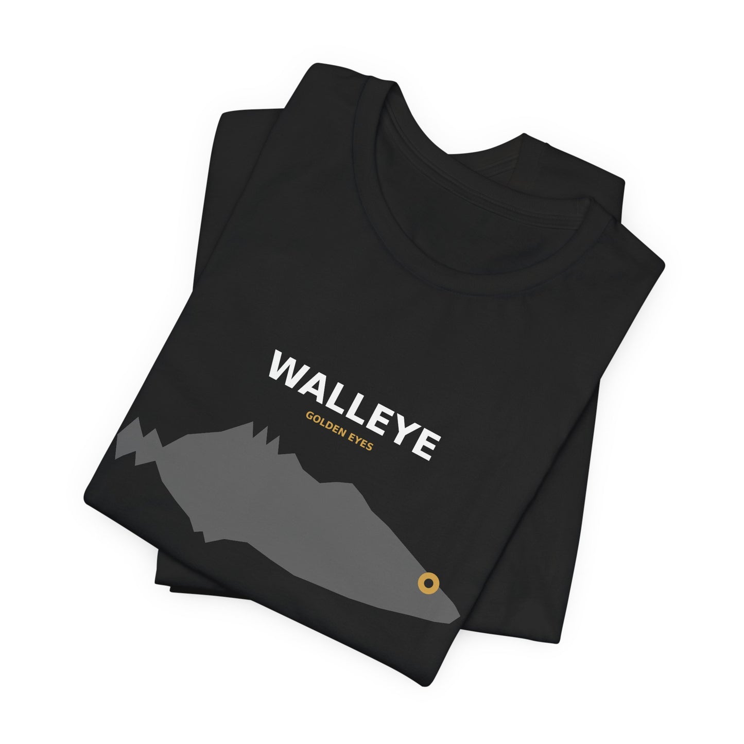 Walleye Typography Back Print Tee