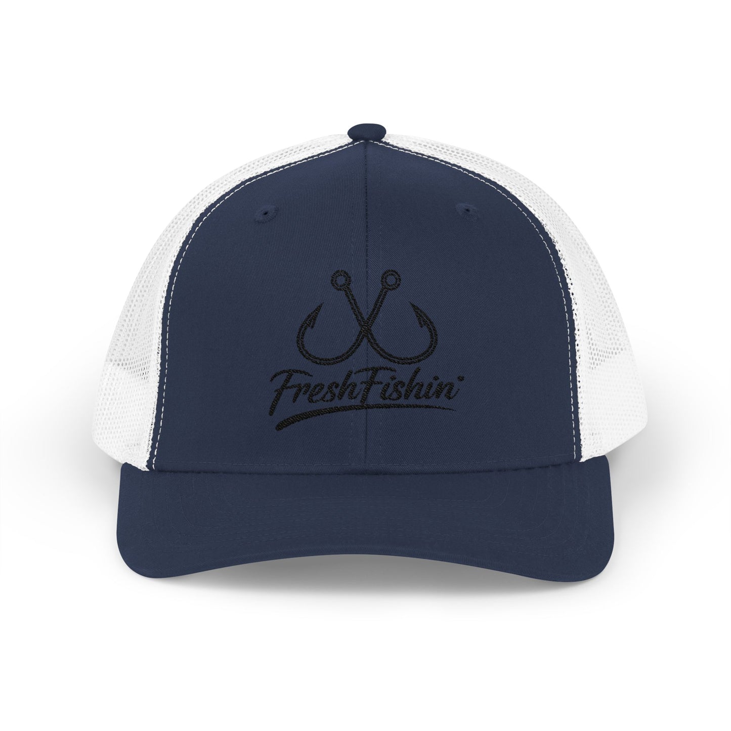 CROSSED HOOKS TRUCKER HAT