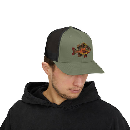 Sunfish Snapback Trucker Cap