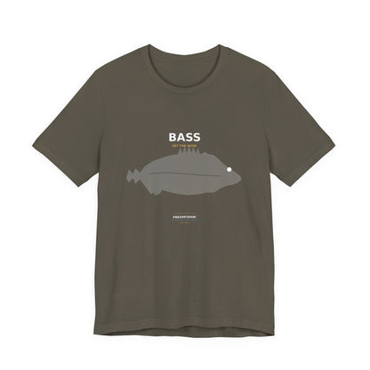 Bass Typography Back Print Tee