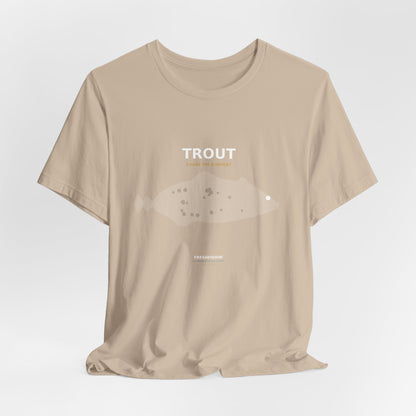 Trout Typography Back Print Tee