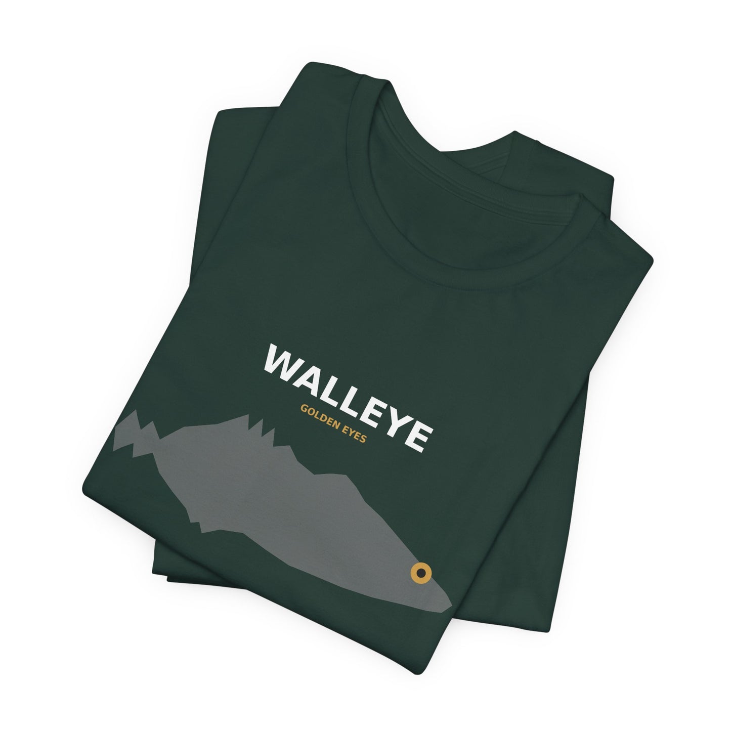 Walleye Typography Back Print Tee