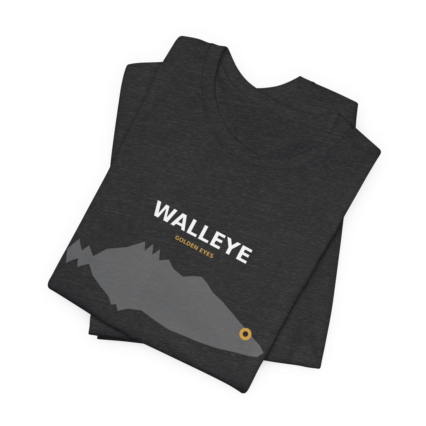 Walleye Typography Back Print Tee