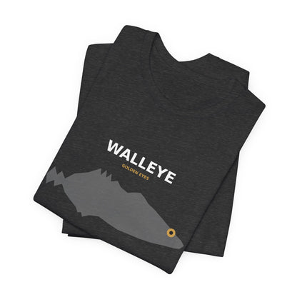 Walleye Typography Back Print Tee