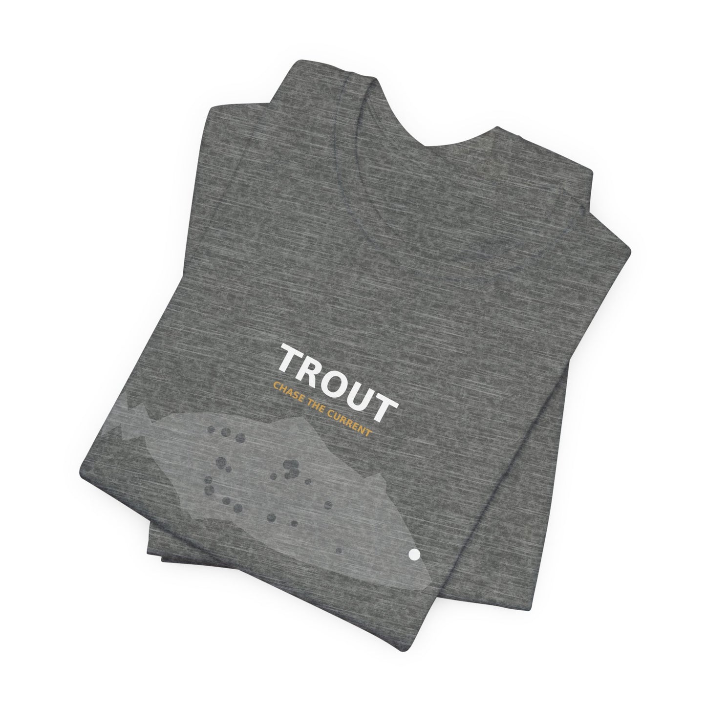 Trout Typography Back Print Tee