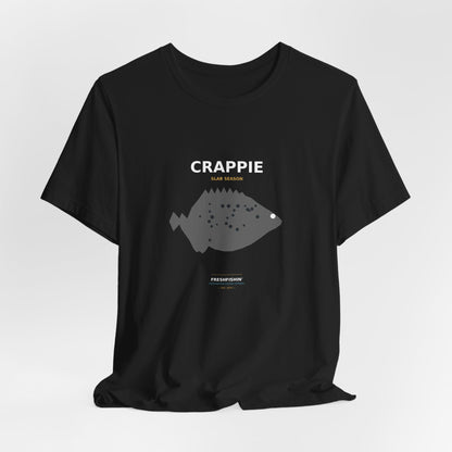 Crappie Typography Back Print Tee